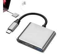 Hub porta USB C, docking station di tipo C,Stazione di aggancio - Splitter USB C a 3 porte Trasferimento dati da 5 GBps Hub C 4K PD 100 W Ricarica con porte 3.0 per laptop Type-C