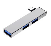 Hub porta USB, hub di espansione USB 3.0, prolunga USB portatile ad alta velocità con dissipazione di calore rapida da 5 Gbps per la scuola, 3,1 x 0,5 x 0,27 pollici