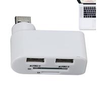 Hub porta USB - Splitter rotativo a 4 porte, trasferimento dati dock