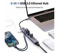Hub Renkforce 11 porte 5 Gbit/s modello RF-7465830 USB-C e USB-A
