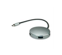 Hub Roline 4 porte 5000 Mbit/s modello 14.02.5036 alluminio nero