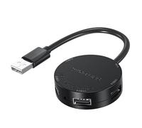 Hub rotondo USB C per computer portatile - docking station 4 in 1 con porte 2.0, dati 480 Mbit/s, Adattatore Multiporta Portatile, Estensione Leggera | Gadget Tecnologico Pratico, Ins