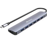 HUB SANDBERG USB-C TO 7 X USB 3.0 HUB