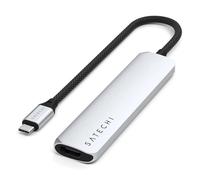 Satechi ST-P6SS hub di interfaccia USB Tipo-C 10000 Mbit/s Argento