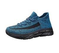 Hub Scarpe da uomo Plus Size Foreign Trade Scarpe da uomo e da donna, scarpe da ginnastica leggere e comode, da corsa, da uomo, traspiranti, per il tempo libero, per uomo e uomo, colore nero, per