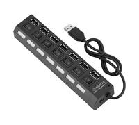 Hub splitter multifunzione da 480 Mbps, protezione del dispositivo, trasmissione dati ad alta velocità per adattatore hub USB ad alta velocità
