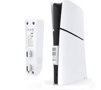 Hub splitter per PS5 Slim a 6 porte, 4 porte USB 2.0 + 1 porta tipo C 3.1 + 1 porta di ricarica USB splitter adattatore hub per Playstation 5 Slim console ottica e digitale (bianco)