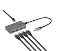 StarTech Hub USB 5G4AC-USB-A-HUB USB 3.2 Gen 1 (3.1 Gen 1) Type-A 5000 Mbit/s Grigio