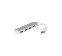 HUB - STARTECH.COM - ST43004UA - Hub USB 3.0 compatto a 4 porte in alluminio con cavo integrato