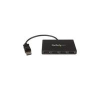 StarTech.com Hub MST DisplayPort a 4 Porte - Adattatore Multi-Monitor DP 1.2 - Sdoppiatore\Splitter Video DisplayPort 1080p per quattro Monitor - DP a 4x DP - Solo Windows, Nessun driver richiesto
