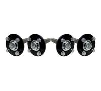 Hub & Stub Assi,Quad,Atv Trailer 4 Borchie 100mm Pcd 40x40mm 1800kgs (Set Di 4)
