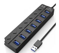 Hub switch a sette porte 3.0 Hub splitter a sette porte Espansore a quattro porte Splitter per computer USB Hub a porta singola 3.0