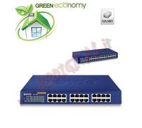 HUB SWITCH TEG1024D TENDA 24 PORTE SERVER 100/1000 ETHERNET SDOPPIATORE RETE