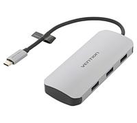 Hub TNAHB presa USB A x4, presa USB B micro, connettore USB C VENTION