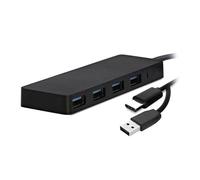 Hub TnB 4 porte 5 Gbps USB 3.0 modello HUB4USB3V3 nero compatto
