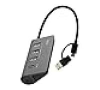 Hub TnB 4 porte USB 3.0 5 Gbps modello HUBUSB4ALUC alluminio grigio