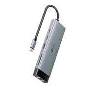 Hub USB-C portatile 9 in 1 RJ-45 Gigabit USB Ricarica HDMi 4K Tp-Link TL-UH9120C