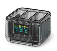 Hub triplo batteria a ricarica rapida per Insta360 Pro con protezione da sovraccarico e rilevamento intelligente del tipo di batteria per una ricarica sicura ed efficiente