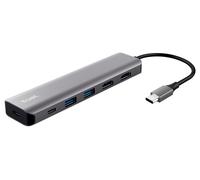 HUB Trust 26325 DALYX USB C Gray