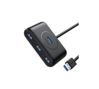 UGREEN 20290 - Hub USB 3.0 a 4 porte, cavo di collegamento da 0,5 m.