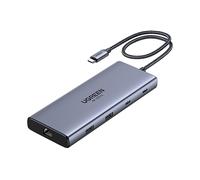Hub UGREEN CM639, USB-C - HDMI, 2x HDMI, 2x USB-C 3.2 Gen 1, 1x USB-A 3.2 Gen 1