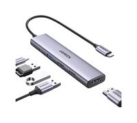 UGREEN Revodok 105 Hub USB C 5 in 1 Adattatore da USB-C a HDMI | 4K 30Hz, PD 100W Ricarica Rapida, 5Gbps, Compatibile con MacBook iPad Pro Air Surface iPhone 18 Pro Max 17 16 Serie