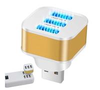 Hub USB 2.0, 3 porte USB aggiuntive | Accessorio portatile per un facile trasporto e ricarica per casa, campeggio, viaggi, ufficio, ecc.
