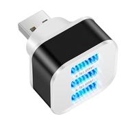Hub USB 2.0, 3 porte USB aggiuntive | Accessorio portatile per un facile trasporto e ricarica per casa, campeggio, viaggi, ufficio, ecc.
