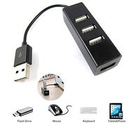 Hub USB 2.0, 4 Porte sdoppiatore usb Portatile ad Alta Velocità Compatibile con MacBook, Mac Pro, Mac Mini, iMac, Surface Pro, XPS, PC, Mobile HDD
