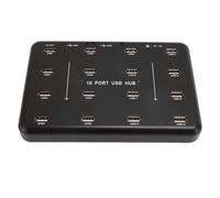 Hub USB 2.0 a 16 porte, USB HUB, U Flash Disk Test Duplicatore copiatore alimentato USB Splitter Plug and Play per lettore di schede di memoria disco rigido per XP per Vista 7 8 per OS X (EU)