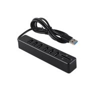 HUB USB 2.0 Cavo Splitter Convertitore USB Disco TF Scheda Lettore Integrato Adattatore di Estensione Trasferimento Dati 6 Porte