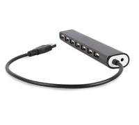 HUB USB 2.0 DE 7 Porte Nero