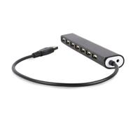 HUB USB 2.0 DE 7 Porte Nero