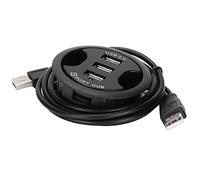 HUB USB 2.0, docking station per desktop di forma rotonda tutto in per PC laptop