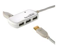 Hub USB 2.0 ROLINE, 4 porte, con ripetitore, 12 m - Nouvo