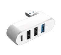 Hub USB 3.0 2.0 girevoli a 180° 4 porte USB C ad alta velocità trasferimento dati adattatore splitter disco rigido per laptop desktop USB Extender per laptop