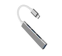HUB USB 3.0 4 in 1 Adattatore multi splitter HUB USB C USB 3.0 ad alta velocità OTG a 4 porte(Type C Gray-A)