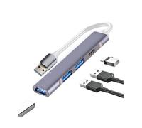 HUB USB 3.0 4-IN-1 HUB USB C Adattatore OTG da C a USB con trasferimento ad alta velocità da 5 Gbps(USB)