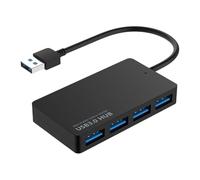 Hub USB 3.0,4-Port Divisore Dati | Portatile Type C Porta Estensore Dock | Per Telefono Unità Flash Laptop Stampante Tastiera Console Fotocamera Mouse Ufficio Viaggio Casa