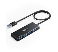 Hub USB 3.0, 4 porte USB splitter Extender adattatore portatile multiporta hub dati per laptop, Xbox, unità flash, HDD, console, fotocamera, keyborad, mouse, Windows, Mac OS, PC, non progettato per