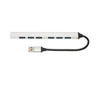 Hub USB 3.0 7 porte Splitter USB in lega di alluminio ad alta velocità da 5 Gbps, adattatore hub USB 3.0 7 in 1 con Plug and Play per PC Desktop Accessori per computer portatili