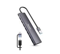 Hamlet Hub USB 3.0 Gray 7 porte XHUB 07A3CX