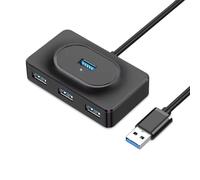 Hub USB 3.0 a 4 porte, splitter per hub, dock di espansione per dischi rigidi da uno a quattro
