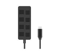 HUB USB 3.0 A 4 Porte Splitter USB Extender da 1 A 4 Hub Type-C per Accessori per Computer Portatili,A