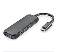Hub USB 3.0 a 4 porte ultra-sottile USB 2.0 Hub compatibile per MacBook Mac Pro Mac Mini iMac Surface Pro XPS PC Flash Drive Mobile HDD guscio in alluminio