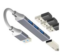Hub USB 3.0 Adattatore a PC Presa Porta Multipresa Multi Dual Porte Macbook Multiple Accessori Portatile Scheda Lettore Computer Mouse Splitter Disco Multiporta Chiave Interruttore Computer Computer