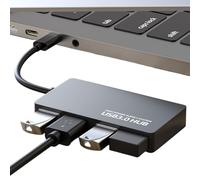 Hub USB 3.0 - Adattatore USB 3.0 Ultra Sottile,Dock Estensore Porta Type C Per Laptop,Per Telefono Unità Flash Laptop Stampante Tastiera Console Fotocamera Mouse Ufficio Viaggio Casa