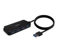 AISENS Hub USB 3.0, Tipo A/M-4x Tipo A/H, Nero, 60 cm