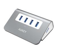 HUB USB 3.0 AUKEY 4 PORTE ALTA VELOCITA' PORTATILE ALLUMINIO PER PC SMARTPHONE