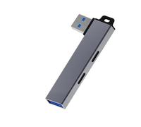 Hub USB 3.0 compatti da USB 3.0 a 2 tipo C e hub per una facile espansione della porta compatibile per dispositivi Android Windows docking station USB C